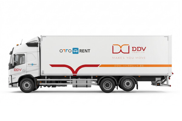 Vrachtwagen 26T met slaapcabine