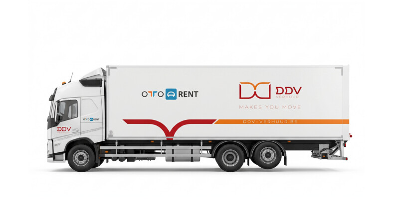 Vrachtwagen 26T met slaapcabine